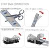 GooChan 2-Pin LED Connector for 10MM Wide Waterproof Single Color LED Strip Light- Strip to Wire Quick Connection view 2