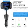 (Upgraded Version) Bluetooth FM Transmitter, Sumind Wireless Radio Adapter Hands-Free Car Kit with 1.7 Inch Display, QC3.0 and Smart 2.4A Dual USB Ports, AUX Input/Output, TF Card Mp3 Player view 3