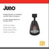 Juno Lighting Dimmable 9.5W LED Trac Head, 50W Equivalent, Black view 3