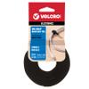 VELCRO Brand ONE-WRAP Cable Ties, Strong Construction Narrow Width 1/4 in x 8 in Pre-Cut Ties, 25ct, Black For Cable, Wire and Cord Management view 1