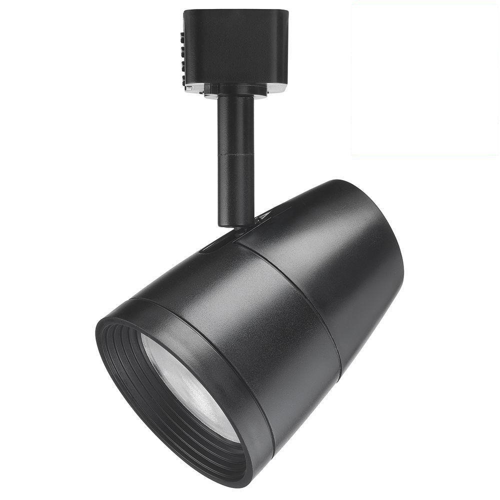 Juno Lighting 27K 80CRI PDIM NFL BL R600L G2 2700K 50W Equivalent Dimmable 9.5W LED Trac Head Optic, Narrow Flood Gen 2, Black
