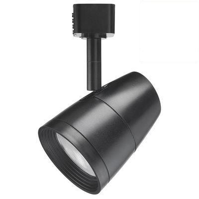 Juno Lighting 27K 80CRI PDIM UNF BL R600L G2 2700K 50W Equivalent Dimmable 9.5W LED Trac Head Optic, Adjustable Flood Gen 2, Black