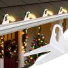 Christmas Light Clips, 100 Pack Gutter Clips for C7 C9 String Lights, White view 1