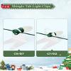 Christmas Light Clips, 100 Pack Gutter Clips for C7 C9 String Lights, White view 4