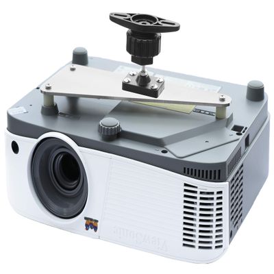 PCMD, LLC. Projector Ceiling Mount Compatible with ViewSonic PA500S PA500X PA503S PA503W PA503X (4-Inch Extension)
