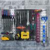 Triton Products Stainless Steel Pegboards - Set of 2 Locboards, Silver Wall Panels for Garage, Home Storage, and Organization, 18" x 36" view 2