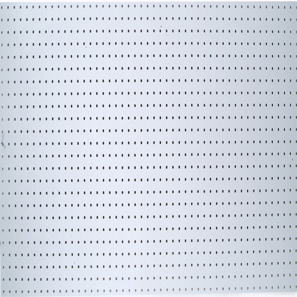 Triton Products DB-96 DuraBoard White Polypropylene Pegboard 48-Inch W by 96-Inch H by 1/4-Inch D with 9/32-Inch Hole Size and 1-Inch OC Hole Spacing