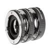 Movo/Kooka MT-CM47 3-Piece AF Chrome Macro Extension Tube Set for Canon EOS M, M2, M3, M5, M6, M10, M100 Mirrorless Cameras with 10mm, 16mm and 21mm Tubes view 1