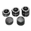 Movo/Kooka MT-CM47 3-Piece AF Chrome Macro Extension Tube Set for Canon EOS M, M2, M3, M5, M6, M10, M100 Mirrorless Cameras with 10mm, 16mm and 21mm Tubes view 3