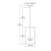 Thomas Lighting Williamsport 10 inch Wide 3-Light Chandelier in Oil Rubbed Bronze view 4