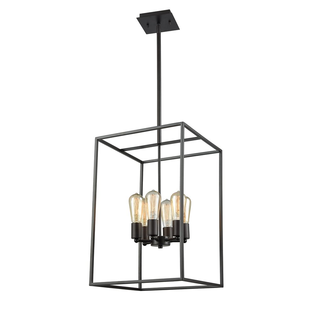 Williamsport 6-Light Chandelier in in Oil Rubbed Bronze