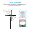 Tenergy Modern Torchiere Floor Lamp, 3000L LED, 30W, Remote Control, Touch Dimmer, 90 Adjustable, Warm White view 4