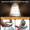 Ceiling Fan Light Covers, Ceiling Fan Globes Replacement Glass, Light Fixture Replacement Glass, Dysmio Lighting Replacement Shade Height: 4.75", Depth: 4.75", Width: 4.9" Fitter Size 2.25", 4 Pack view 3