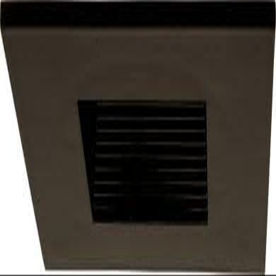 Elco Lighting EL2484BZ 4" Die Cast Square Baffle Trim