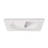 ELCO Lighting EL2445W 4" Square Adjustable Wall Wash Reflector Trim 25 Tilt, Compatible with MR16 GU5.3/GU10/PSA37 Lamps, Durable Powder-Coated Finish view 1