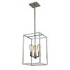 Elk Home Williamsport Dining Room Chandelier, 3-Light Transitional Hanging Ceiling Light Fixture, Brushed Nickel, 10 Inch Wide view 1