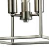 Elk Home Williamsport Dining Room Chandelier, 3-Light Transitional Hanging Ceiling Light Fixture, Brushed Nickel, 10 Inch Wide view 3