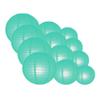 Quasimoon PaperLanternStore.com Round Paper Lanterns 12pcs Assorted Combo Party Pack - (12/10/8 Inch) Even Ribbing, Water Blue view 3