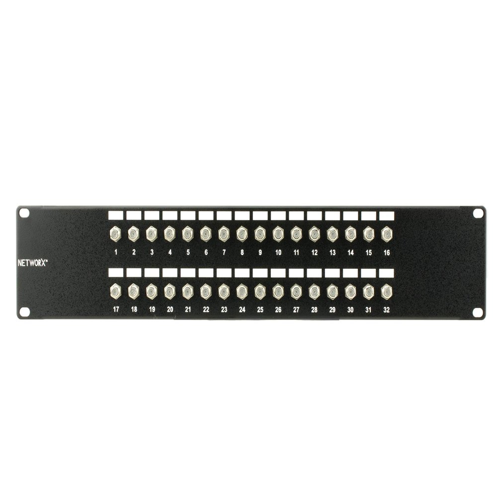 Networx Coaxial Patch Panels (32 Port, F - Connector)