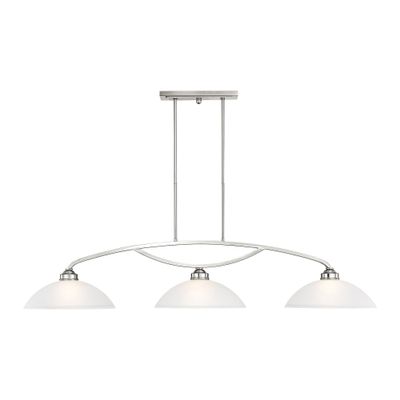 Livex Lighting 4224-91 Somerset Billiard/Island, 11.25x50.00x13.00, Silver