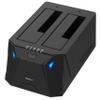 SABRENT USB 3.0 Dual Bay Hard Drive Docking Station & Cloner (EC-HD2B) view 1