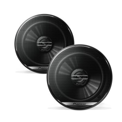 PIONEER G-Series TS-G1620F 6.5 2-Way Speakers (Pair)  300W Max, Balanced Sound + Smooth Treble, Great Stock Replacement, High-Efficiency Speaker Designed for OEM Power