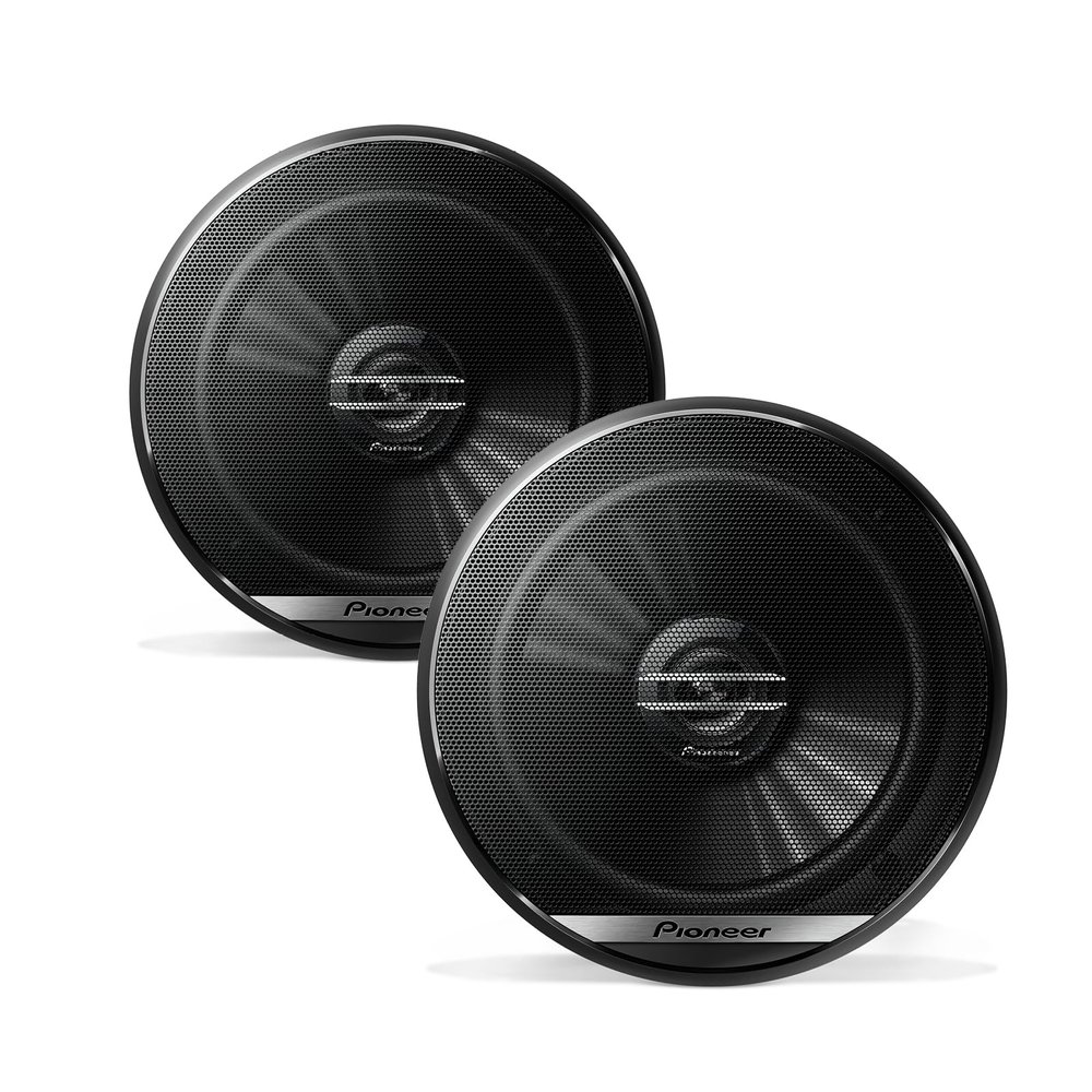 PIONEER G-Series TS-G1620F 6.5 2-Way Speakers (Pair)  300W Max, Balanced Sound + Smooth Treble, Great Stock Replacement, High-Efficiency Speaker Designed for OEM Power
