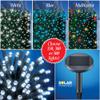 Collections Etc Solar Powered Outdoor String Lights, Decoration for Garden, Yard, Patio, Christmas, Tree, Party, Holiday, Home, White, 500 view 3