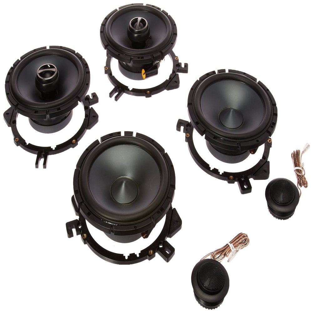 Package: Pair Alpine Sps-610c 6.5" 2 Way Pair of Component Car Speakers + Alpine Sps-610 6.5" 2 Way Pair of Coaxial Car Speakers