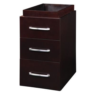 DECOLAV 5225-ESP Cameron 15-Inch Modular Drawer Console, Espresso