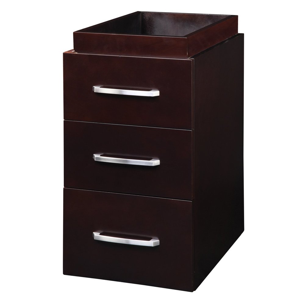 DECOLAV 5225-ESP Cameron 15-Inch Modular Drawer Console, Espresso