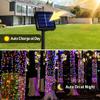 LALAPAO Solar String Lights Outdoor 2 Pack, Total 400 LED 144Ft, Multicolor view 3