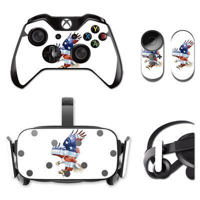 MightySkins Skin Compatible with Oculus Rift CV1 American Eagle | Protective, Durable, and Unique Vinyl Decal wrap Cover | Easy to Apply, Remove, and Change Styles | Made in The USA