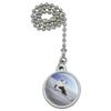 GRAPHICS & MORE Skiing Down Mountain Skier Snow Skis Ceiling Fan and Light Pull Chain view 1