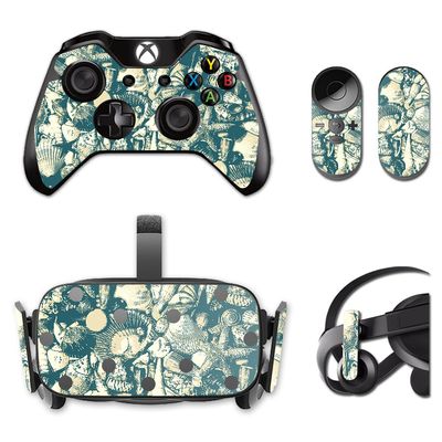 MightySkins Skin Compatible with Oculus Rift CV1 Tan Seashells | Protective, Durable, and Unique Vinyl Decal wrap Cover | Easy to Apply, Remove, and Change Styles | Made in The USA