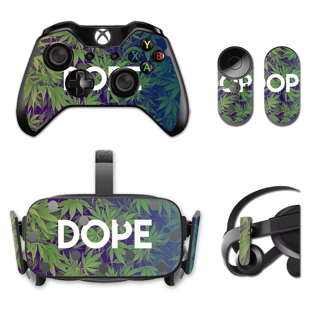 MightySkins Skin Compatible with Oculus Rift CV1 Dope | Protective, Durable, and Unique Vinyl Decal wrap Cover | Easy to Apply, Remove, and Change Styles | Made in The USA