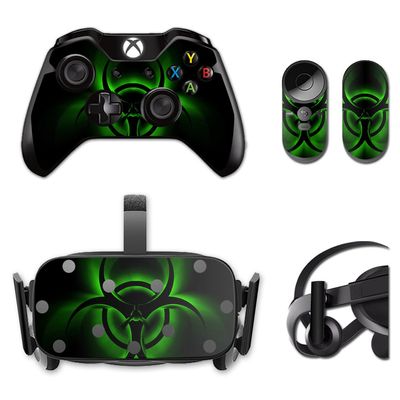 MightySkins Skin Compatible with Oculus Rift CV1 Bio Glare | Protective, Durable, and Unique Vinyl Decal wrap Cover | Easy to Apply, Remove, and Change Styles | Made in The USA