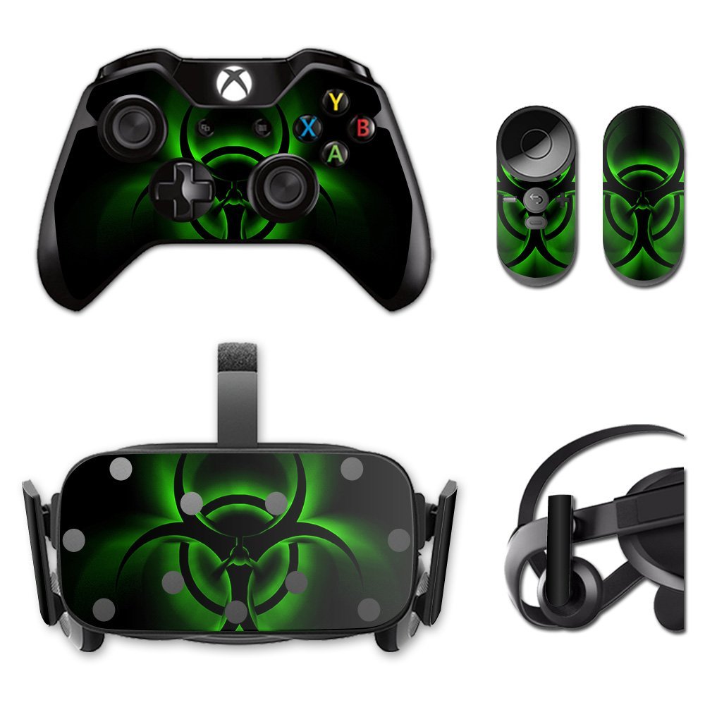 MightySkins Skin Compatible with Oculus Rift CV1 Bio Glare | Protective, Durable, and Unique Vinyl Decal wrap Cover | Easy to Apply, Remove, and Change Styles | Made in The USA