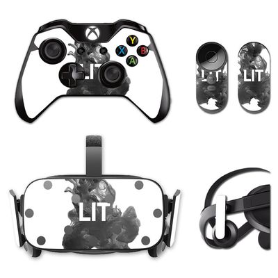 MightySkins Skin Compatible with Oculus Rift CV1 Lit | Protective, Durable, and Unique Vinyl Decal wrap Cover | Easy to Apply, Remove, and Change Styles | Made in The USA