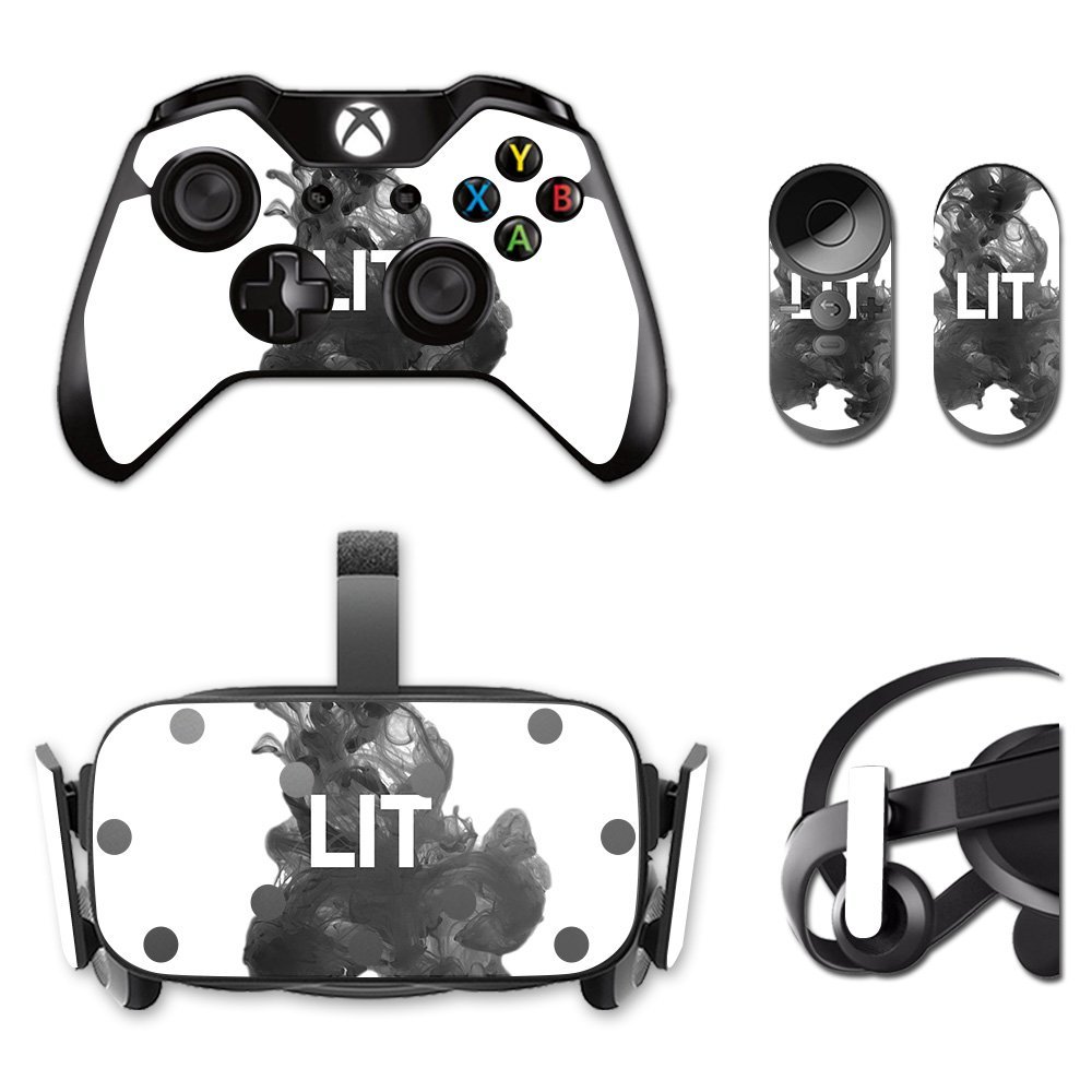 MightySkins Skin Compatible with Oculus Rift CV1 Lit | Protective, Durable, and Unique Vinyl Decal wrap Cover | Easy to Apply, Remove, and Change Styles | Made in The USA