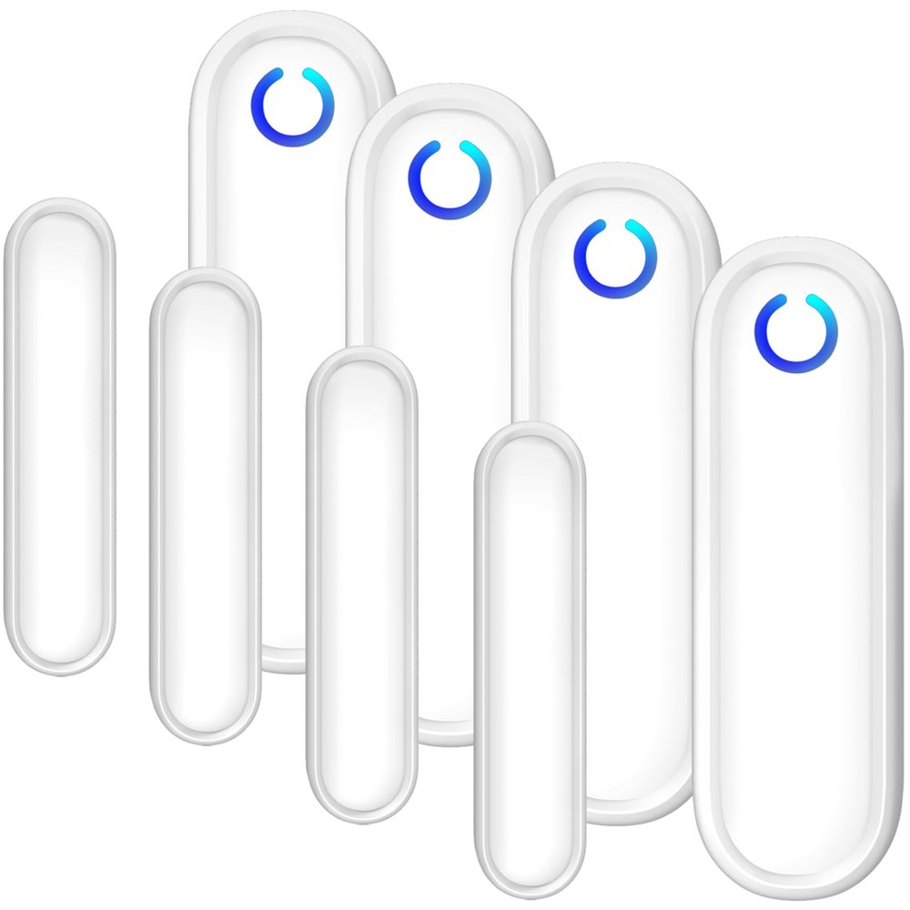 Fosmon 4 Pack WaveLink 51018HOM Add-On Door Contact Sensor Unit (No Receiver) - White