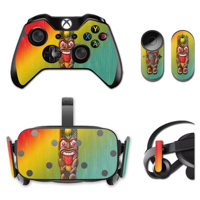 MightySkins Skin Compatible with Oculus Rift CV1 Tiki Man | Protective, Durable, and Unique Vinyl Decal wrap Cover | Easy to Apply, Remove, and Change Styles | Made in The USA