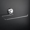HASKO Accessories - Suction Cup Paper Towel Holder- Chrome Plated Stainless Steel Bar for Bathroom & Kitchen (Chrome) view 4