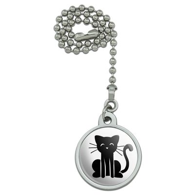 GRAPHICS & MORE Cat Stick Figure Family Pet Ceiling Fan and Light Pull Chain