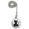 GRAPHICS & MORE Cat Stick Figure Family Pet Ceiling Fan and Light Pull Chain view 1