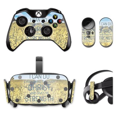 MightySkins Skin Compatible with Oculus Rift CV1 Through Christ | Protective, Durable, and Unique Vinyl Decal wrap Cover | Easy to Apply, Remove, and Change Styles | Made in The USA
