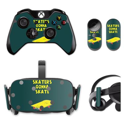 MightySkins Skin Compatible with Oculus Rift CV1 Skaters Gonna Skate | Protective, Durable, and Unique Vinyl Decal wrap Cover | Easy to Apply, Remove, and Change Styles | Made in The USA