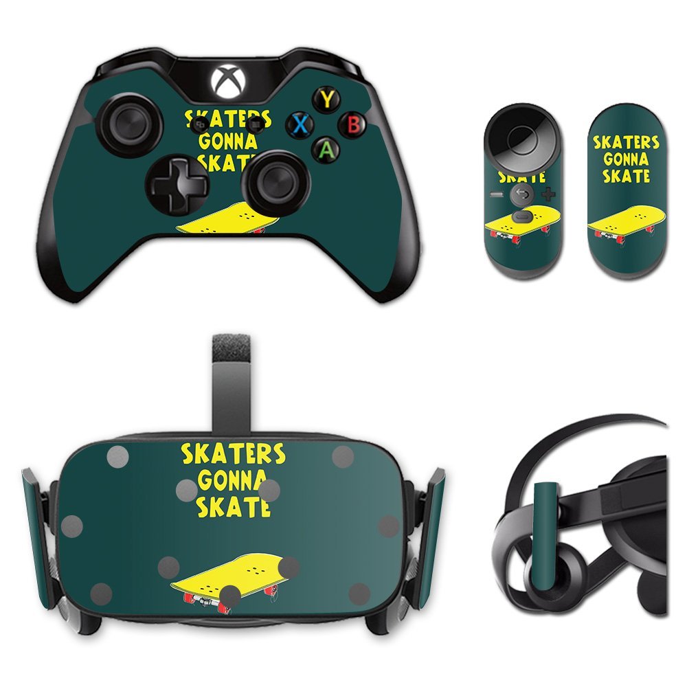 MightySkins Skin Compatible with Oculus Rift CV1 Skaters Gonna Skate | Protective, Durable, and Unique Vinyl Decal wrap Cover | Easy to Apply, Remove, and Change Styles | Made in The USA