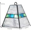 J Devlin Lam 703 Mini Lamp Blue Green Accent Night Light Tiffany Stained Glass Lamp view 4
