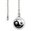 GRAPHICS & MORE Rescue Adopt Yin Yang Paw Prints Dogs Cats Ceiling Fan and Light Pull Chain view 2